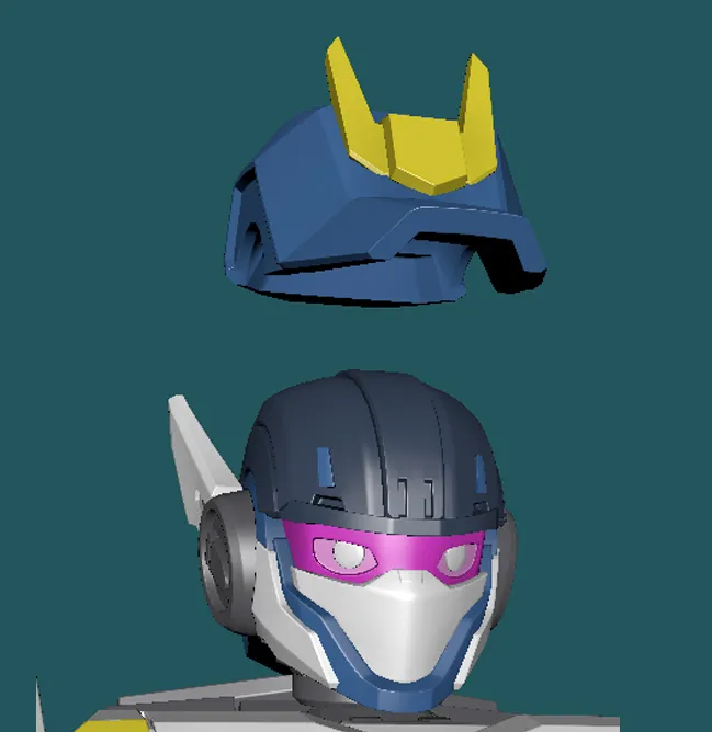 Blue Cop without his hat